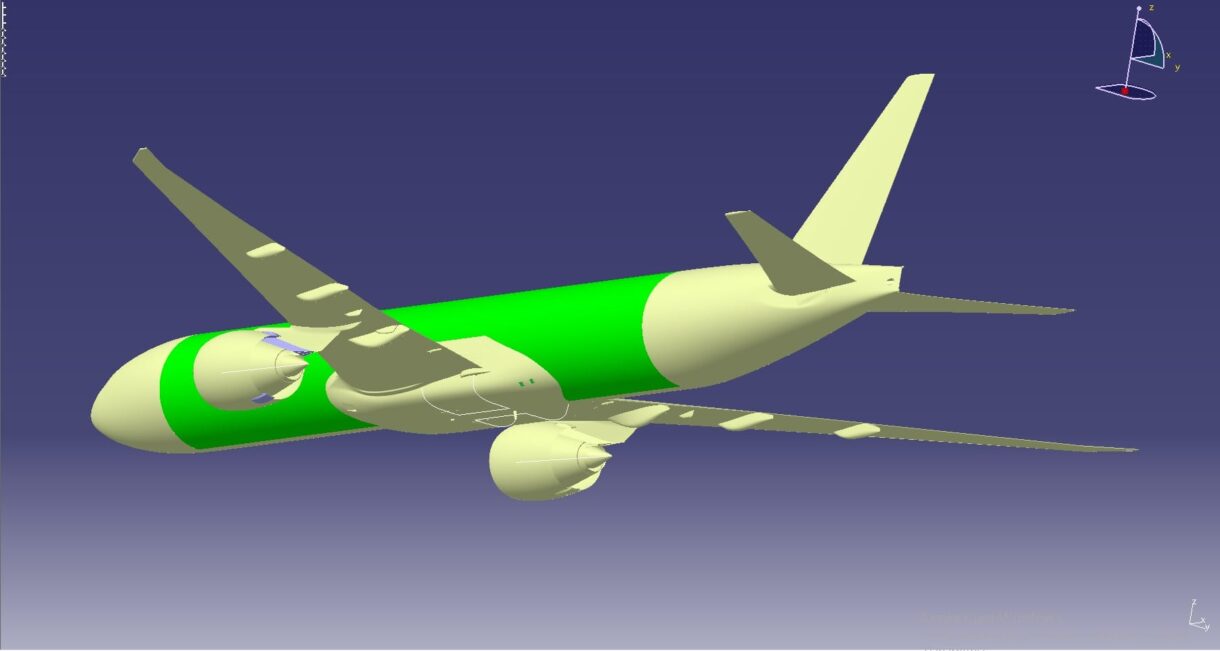 777 1/72 BPK. Stage 5 of drawing. - BIG PLANES KITS