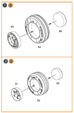 Mirage-2000 Wheel set CPA48035 - Image 3