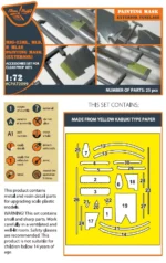MiG-23ML, MLD, P, MLAE Exterior painting mask on "yellow kabuki paper" for CP CPA72099 - Image 2