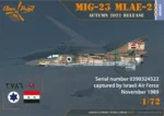 1/72 MiG-23MLAE-2 Flogger-G CP72031 - Image 37