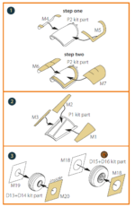 1/48 SEPECAT Jaguar Single seat painting mask on "yellow kabuki paper" for Airfix kit CPA48104 - Image 3