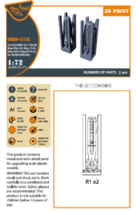 1/72 ORO-57K used on the following airplanes: MiG-19S/P, MiG-15bis/Sh, MiG-17AS, MiG-21F/F13/PF, Su-7/Su-7B/BMK/BKL CPA72171 - Image 2