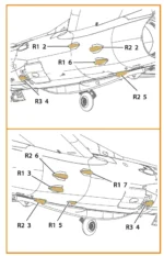 1/72 MiG-19P/PM Air intake for CP kits CPA72172 - Image 4