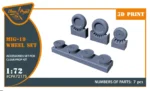 1/72 MiG-19 wheel set for CP kits CPA72175