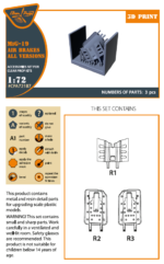 1/72 MiG-19 air brakes for CP kits CPA72187 - Image 2