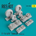 F-14 (A,B) "Tomcat" (weighted) wheels set (1/32)