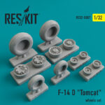 F-14D "Tomcat" (weighted) wheels set (1/32)