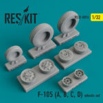 F-105 (A,B,C,D) "Thunderchief" wheels set (1/32) - Image 2