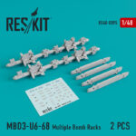 MBD3-U6-68 Multiple Bomb Racks (2 pcs) (1/48) - Image 2