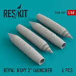 Royal Navy 2" Launchers (4 pcs) (1/48)