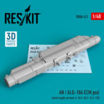AN / ALQ-184 ECM pod (short length version) (3D printing) (1/48)