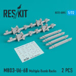 MBD3-U6-68 Multiple Bomb Racks (2 pcs) (1/72) - Image 2