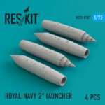 Royal Navy 2" Launchers (4 pcs) (1/72)