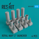Royal Navy 2" Launchers (4 pcs) (1/72) - Image 2