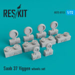Saab 37 "Viggen" wheels set (1/72)