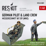 German pilot & land crew Messerschmitt Bf.109 (WW2) 1/48 - Image 2