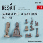 Japanese pilot & land crew 1937-1945 (WW2) 1/48