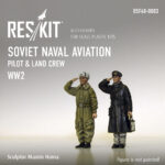 Soviet Naval Aviation pilot & land crew (WW2) 1/48