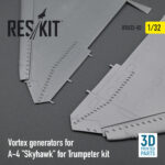 Vortex generators for A-4 "Skyhawk" for Trumpeter kit (3D Printing) (1/32) - Image 2