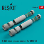 F-14D "Tomcat" open exhaust nozzles for Amk kit (1/48) - Image 2