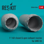 F-14D "Tomcat" closed & open exhaust nozzles for Amk kit (1/48)