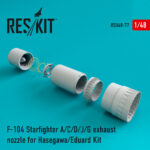 F-104 (A,C,D,J,G) "Starfighter" exhaust nozzle for Hasegawa/Eduard kit (1/48) - Image 2
