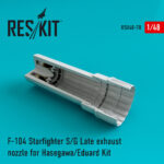 F-104 (S,G-late) "Starfighter" exhaust nozzle for Hasegawa/Eduard kit (1/48)