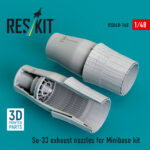 Su-33 exhaust nozzles for Minibase kit (1/48)