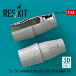 Su-33 exhaust nozzles for Minibase kit (1/48) - Image 2