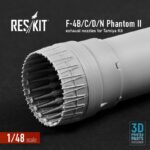 F-4 (B,C,D,N) Phantom II exhaust nozzle for Tamiya kit (1/48) - Image 3