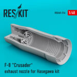 F-8 "Crusader" exhaust nozzle for Hasegawa kit (1/48)