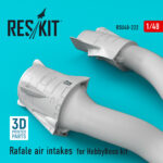 Rafale air intakes for HobbyBoss kit (3D Printing) (1/48) - Image 3