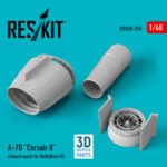 A-7D "Corsair II" exhaust nozzle for HobbyBoss kit (1/48) - Image 2