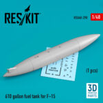 610 gallon fuel tank for F-15 (1 pcs) (3D printing) (1/48)