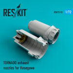 TORNADO exhaust nozzles for Hasegawa kit (1/72)