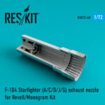 F-104 (A,C,D,J,G) "Starfighter" exhaust nozzle for Revell/Monogram kit (1/72)