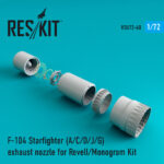 F-104 (A,C,D,J,G) "Starfighter" exhaust nozzle for Revell/Monogram kit (1/72) - Image 2