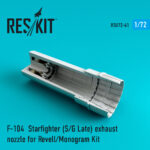 F-104 (S/G-late) "Starfighter" exhaust nozzle for Revell/Monogram kit (1/72)