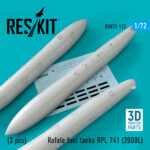 Rafale fuel tanks RPL 741 (2000L) (3 pcs) (3D printing) (1/72)