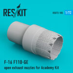 F-16 F110-GE open exhaust nozzles for Academy Kit (1/72) - Image 2