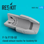 F-16 F110-GE close exhaust nozzles for Academy Kit (1/72) - Image 2