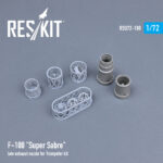 F-100 "Super Sabre" late exhaust nozzle for Trumpeter kit (1/72) - Image 3