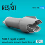 SMB-2 Super Mystère exhaust nozzle for Azur / Special Hobby kit (1/72)