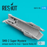 SMB-2 Super Mystère exhaust nozzle for Azur / Special Hobby kit (1/72) - Image 2