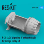 F-35 (A,C) "Lightning II" exhaust nozzle for Orange Hobby kit (1/72)