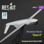 Ukrainian Recon Unmanned Aerial Vehicle (UAV) Shark-D (3D Printed) (1/16)
