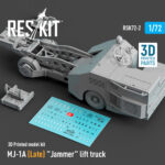 MJ-1A (Late) "Jammer" lift truck (3D Printed model kit) (1/72) - Image 2