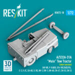 A/S32A-31A "Mule" Tow Tractor (short version) (3D Printed model kit) (1/72) - Image 3