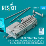 MD-3A "Mule" Tow Tractor (3D Printed model kit) (1/72) - Image 2