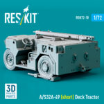 A/S32A-49 (short) Deck Tractor (3D Printed model kit) (1/72) - Image 3
